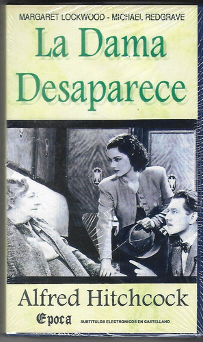 La Dama Desaparece Vhs Alfred Hitchcock Intriga Vhs Nuevo