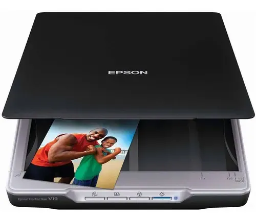 Scanner Epson Perfection V19 Colorido 4800 Dpi De Mesa Preto Cor