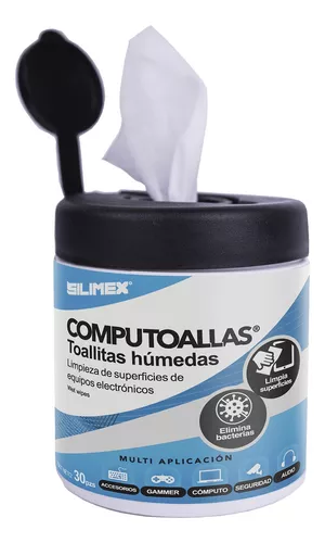 Toallas Limpiadoras Húmedas para Pantallas Office Depot Bote 100