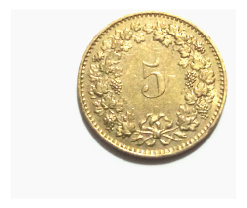 Moneda Suiza 5 Centavos 1983 (Usado)