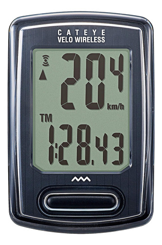 Cateye Velo Computadora Inalámbrica Para Bicicleta Negra