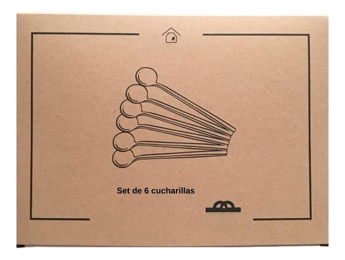 Juego De 6 Cucharas Para Café Doradas, Cucharas Cafeteras