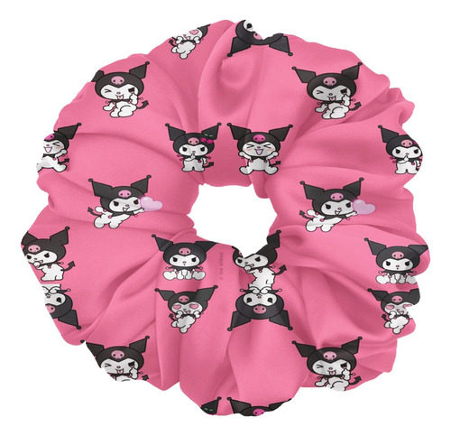 Scrunchie/cole Sanrio Kuromi - Kawaii 