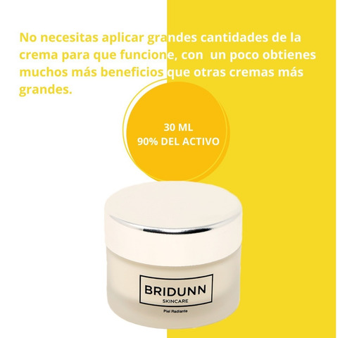 Crema Despigmentante Quita Manchas Y Paño Bridunn Skincare