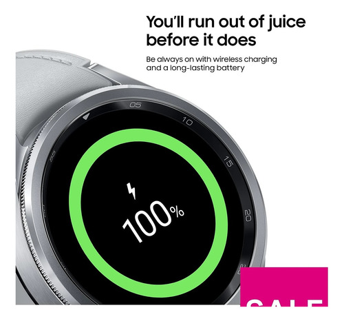 Smartwatch Samsung Galaxy Watch 6 Clasic 43mm Sm-r950 Silver Negro Milanese Plateado Negro