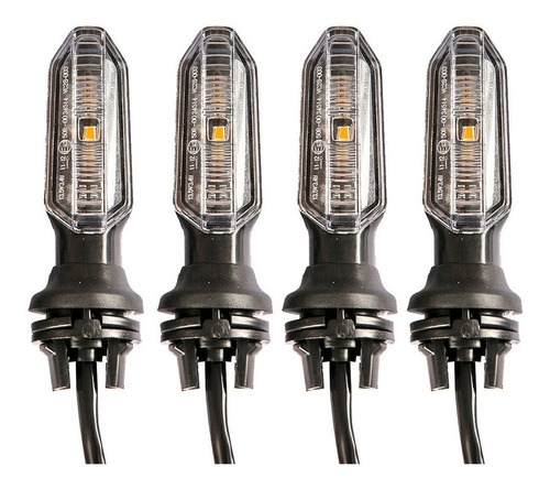 Imagem 2 de 7 de Kit C/4 Pisca Led Seta Honda Titan Fan 160 Cb Twister + Rele