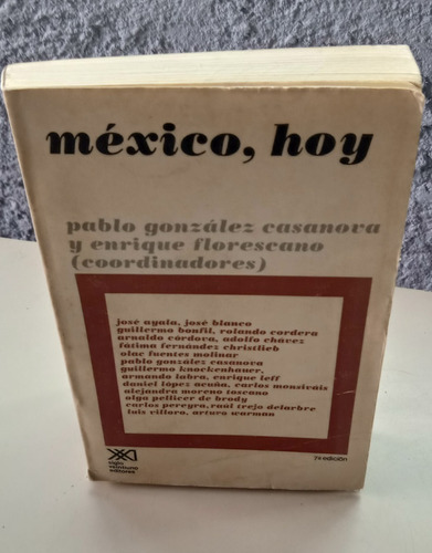 Libro: México, Hoy (1983). Pablo González Casanova