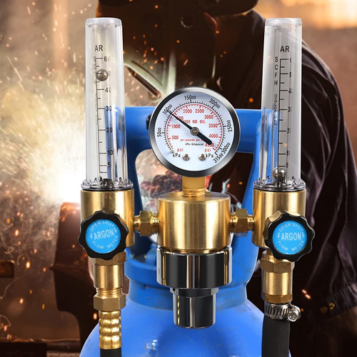 Regulador De Gás Betool Argônio/co2 0-60 Schh 0-4500 Psi