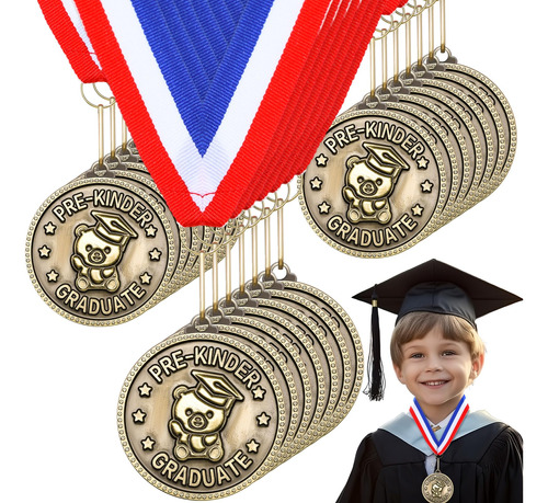 Remuuly 30 Medallas De Graduacion De Jardin De Infantes Para