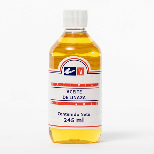 Aceite De Linaza 245ml Para Pintura Al Oleo