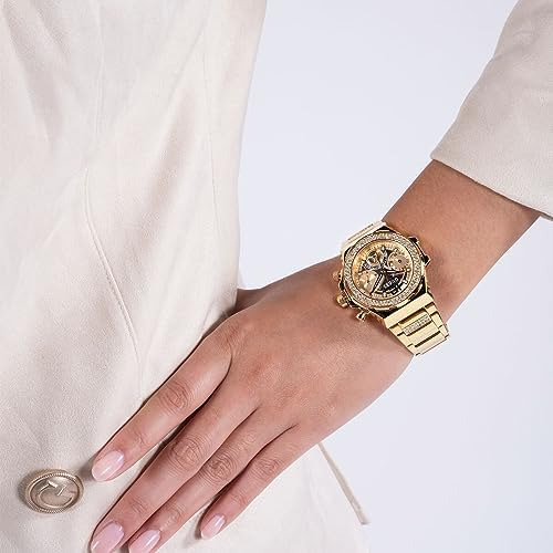 Reloj Guess Para Mujer De 36 Mm Correa En Tono Dorado Esfera