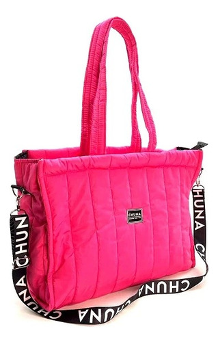 Bolso Matero Chuna Sorrento Matelasse Fucsia