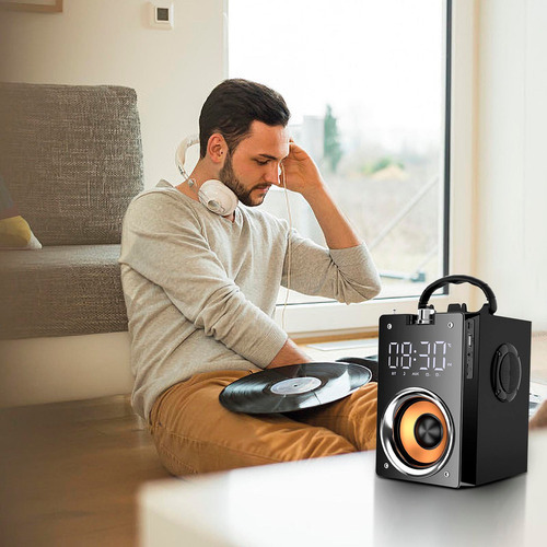 Altavoz Bluetooth De Alta Potencia, Puerto Inalámbrico Y Sub