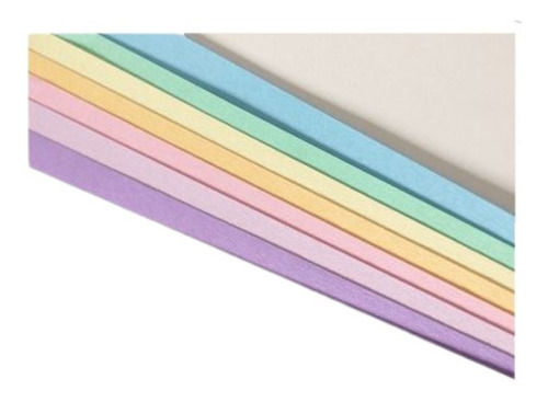 Cartulina De Color Colores Pasteles 45x60cm Pack X10