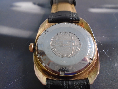 Technos Antigo Slim Master Cal As 1876 Guilhoche Gold Filled