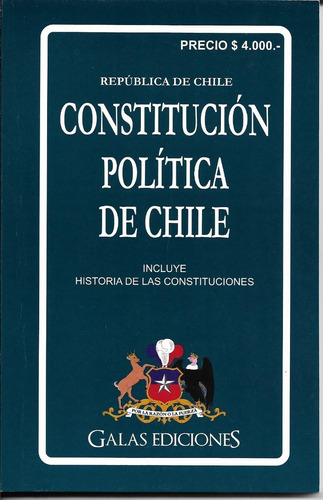 Constitución Política De Chile Actualizada 2019