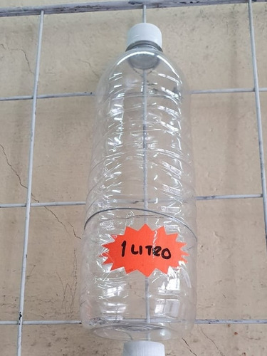 Botella De Plástico De 1 Lt Con Tapa