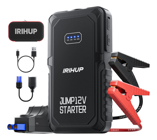 Irihup Arrancador Salto Pico Carga Rapida Usb Motor Diesel