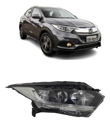 Farol Direito Honda Hr-v 19/22 Com Led (Usado)