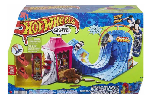 Hot Wheels Skate Pista Set Parque De Patinaje