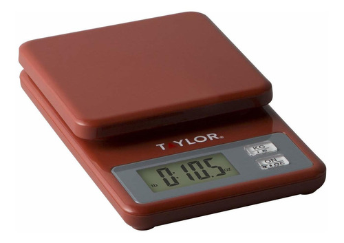 Taylor Precision Products - Báscula Digital Compacta (rojo.