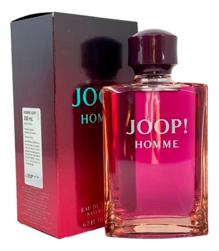 Perfume Masculino Joop Homme Eau De Toilette 200ml