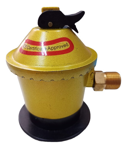 Regulador Gas Con Hilo 3/8 Iso 9001 Certificado Color Dorado