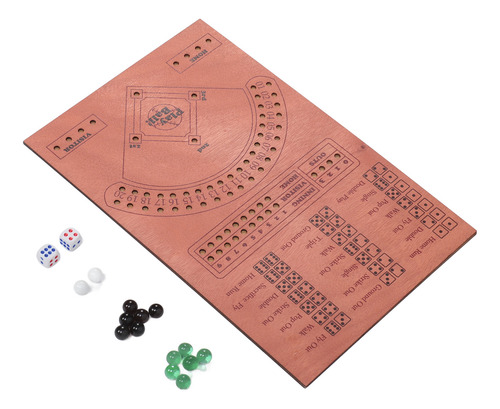 Simulador De Juego De Mesa De Dados De Béisbol De Madera