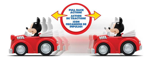Auto Mickey Con Impulso Disney Junior Juguete Original