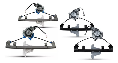 Kit Vidro Eletrico Gol/voyage G7 4 Portas Completo