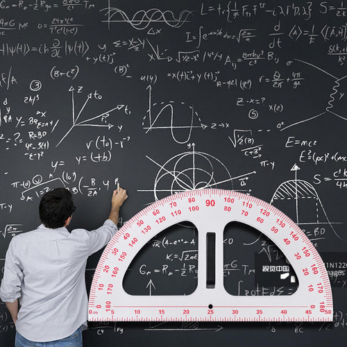 Transferidor Ferramenta De Medição De Geometria Com Alça