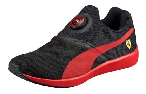 Atrevimiento Guión perder Tenis Puma Disc Rosso Negro 305816 01