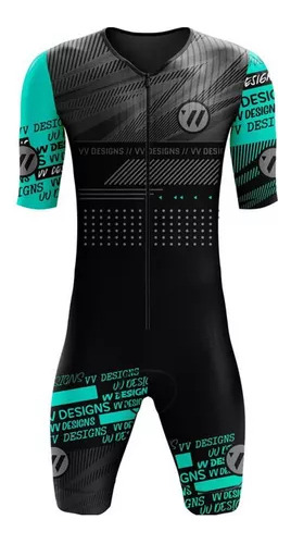 Traje De Triatlón Power Blue De Vv Sports Designs Para Hombr