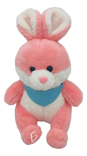 PELUCHE - CONEJO . TE AMO . ROSA . 40 CM. - Abanico Bazar