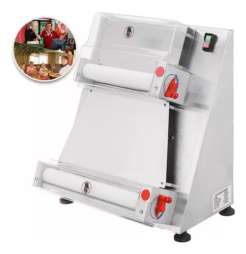 Vevor Laminador Pizza 16´´ Batidor Harina Amasador Automátic