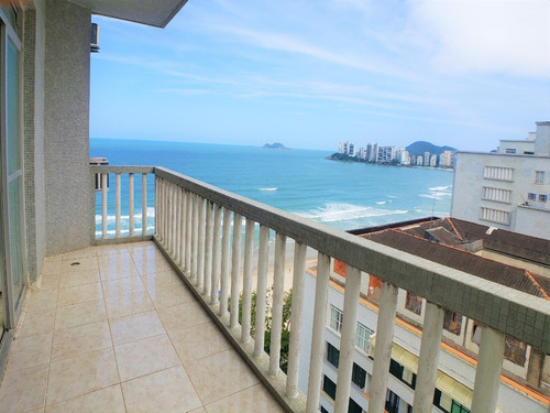 Imagem 2 de 19 de Praia Das Pitangueiras, Guarujá, Frente Para O Mar, 3 Dormitórios (1suíte), Sala Para 2 Ambientes, Vista Panorâmica Par O Mar, 1 Vaga De Garagem - Ap05392 - 68582077