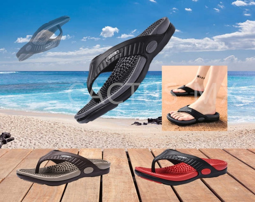 Sandalias Negro Hombre Y Mujer Chanclas Eva Playa Baño