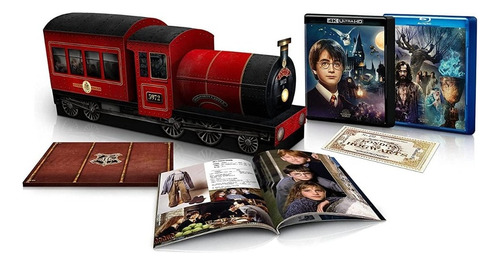 Harry Potter Collection 1 - 8 Box Tren Hogwarts 4k Ultra Hd