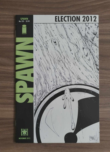 Spawn 225 Sketch Cover Variant Cómic Homenaje Watchmen Ing