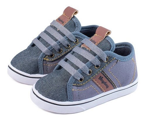 Zapatillas Lona Niño Infantil Heyday Gris  30 Al 36 Hd170gr