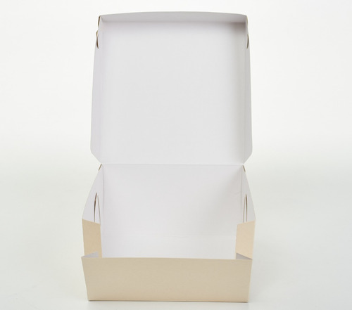 Imagen 2 de 4 de Caja Mediana 18x18x10 Cm (x100) Desayuno Postres Lunch - 047