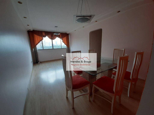 Imagem 3 de 30 de Apartamento Com 3 Dormitórios Para Alugar, 84 M² Por R$ 2.200,00/mês - Vila Augusta - Guarulhos/sp - Ap2400