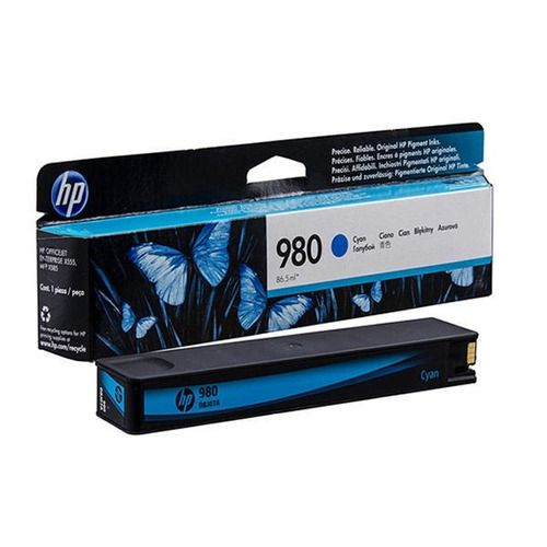 Tinta Hp D8j07a X555 X585 (980) Cyan (6600 Pag)