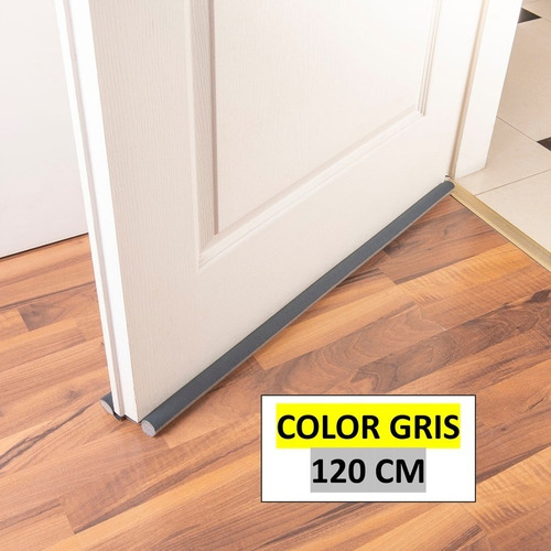 Imagen 5 de 8 de Zócalo Burlete Suprabond Doble Bajo Puerta 120cm - Gris