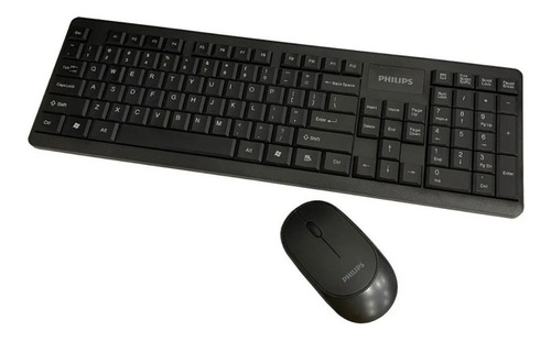 Imagen 2 de 10 de Combo Teclado Español + Mouse Inalámbrico Philips Mod. C314