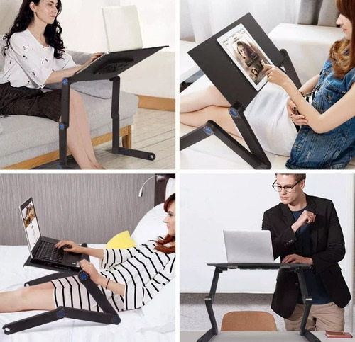 Mesa Soporte Laptop Pc Computador Ajustable Cama Sofá Base