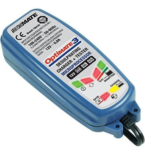 Tecmate Optimate 3, Tm-431, 7-paso 12v 0.8a Sellado De Ahorr