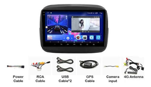 Central Multimidia Android Fiat Mobi 2016-22 Octacore 6/64gb
