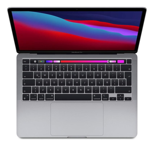 Imagen 2 de 3 de Apple MacBook Pro (13 pulgadas, 2020, Chip M1, 256 GB de SSD, 8 GB de RAM) - Gris espacial