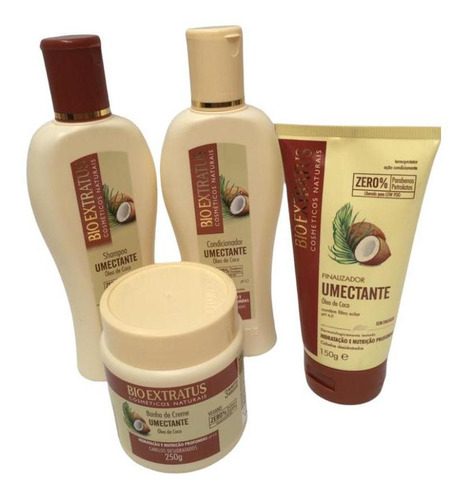 Imagem 3 de 4 de Kit Cabelos Desidratados Umectante Cosméticos Naturais K347
